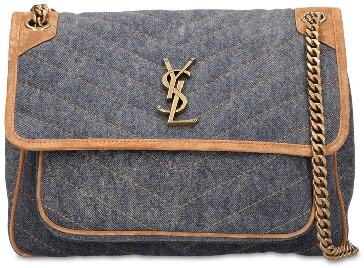Niki raffia shoulder bag