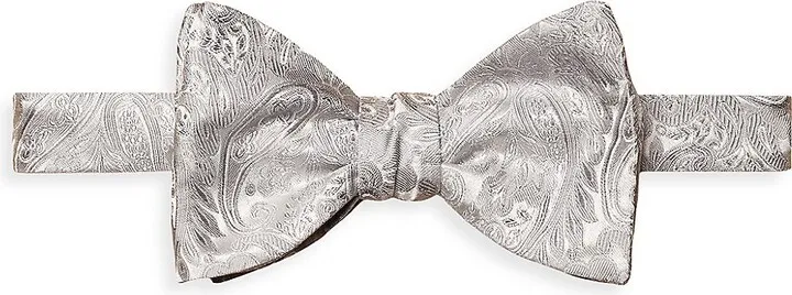 Paisley Silk Jacquard Self-Tied Bow Tie