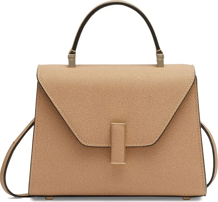 Micro Iside grained leather bag