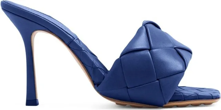 Bottega Veneta Leather Lido Mules 90
