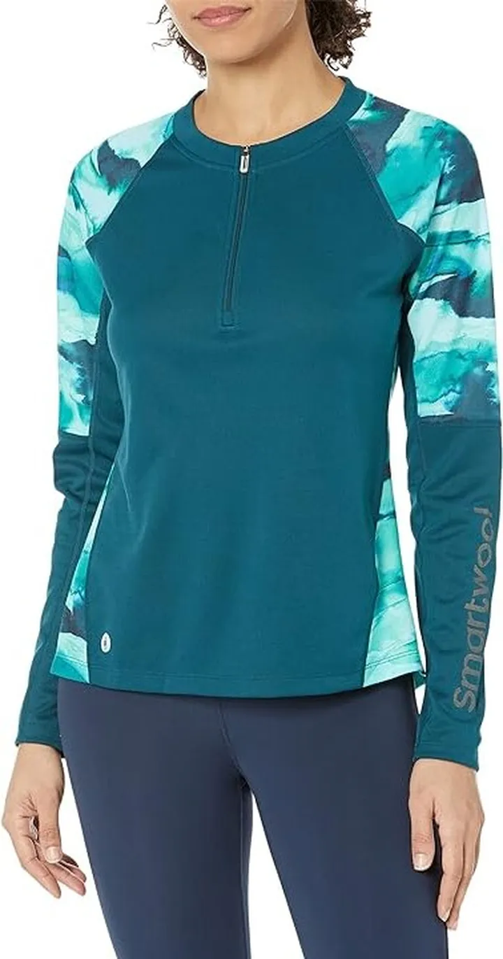 Smartwool Mountain Bike Long Sleeve Jersey (Twilight Blue) Women's Clothing