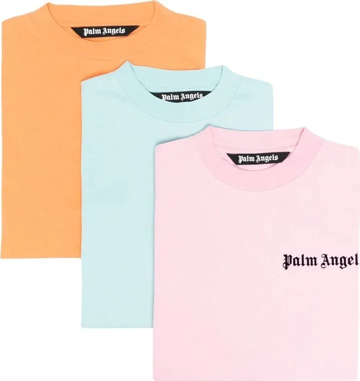logo-print T-shirt 3-pack