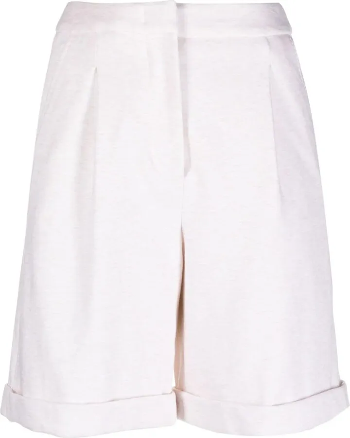 Straight-Leg Tailored Shorts