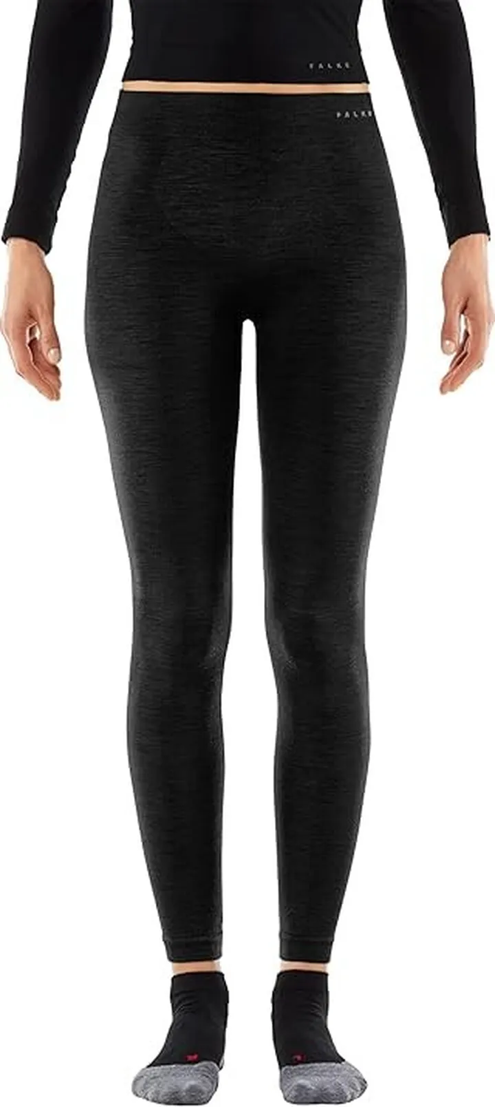 Falke ESS Sport Wool Tech Tights (Black) Women's Casual Pants