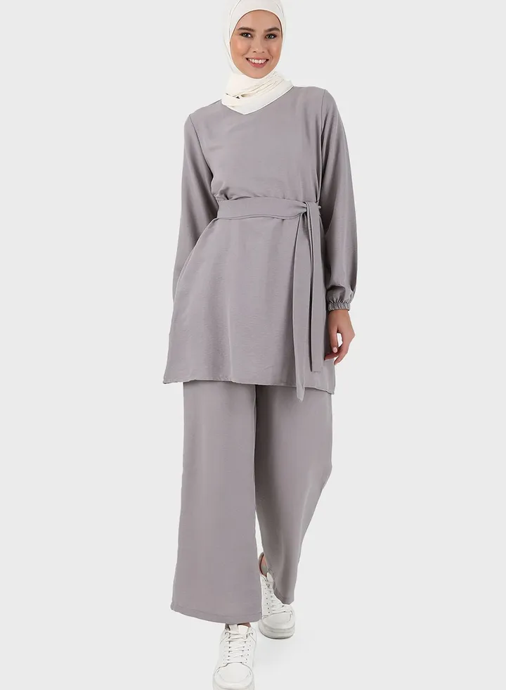 Belted Knitted Tunic