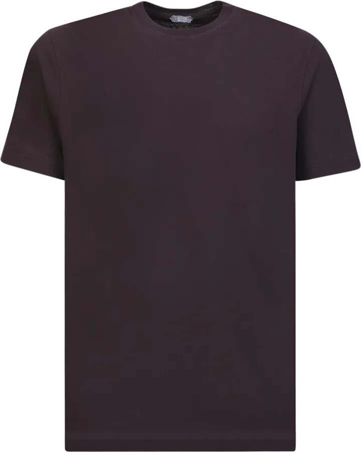 Brown Cotton T-shirt