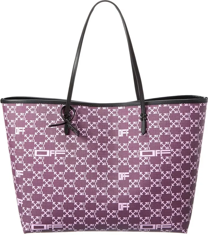 Off-White Day Off 40 Coated Canvas & Leather Tote