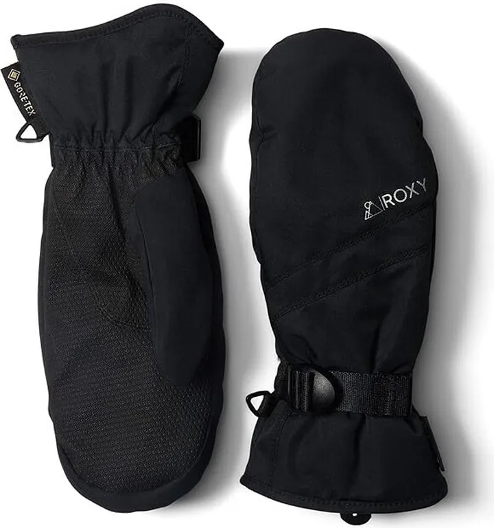 Roxy GORE-TEX(r) Fizz Mittens (True Black) Snowboard Gloves
