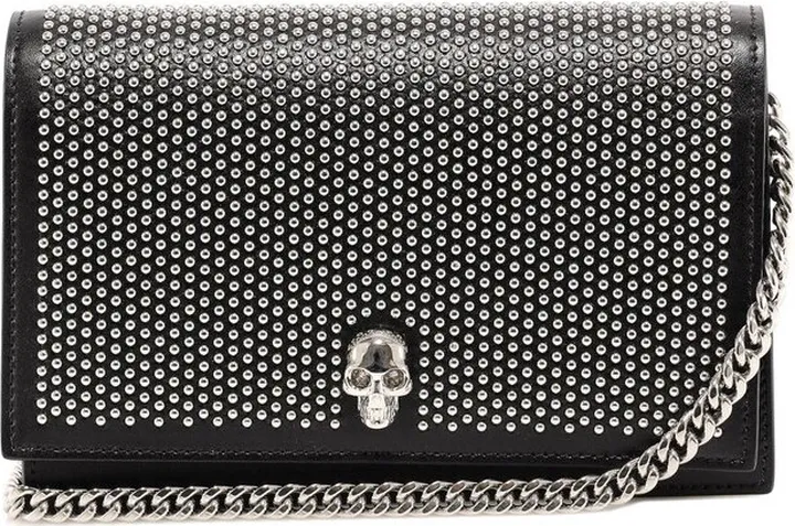 Alexander McQueen Skull Studded Crossbody Bag