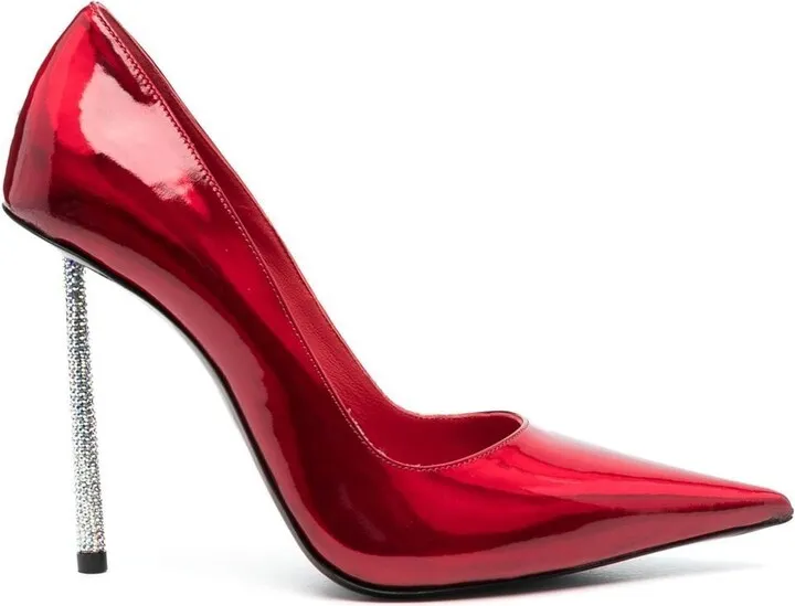 Bella 120mm patent-leather pumps