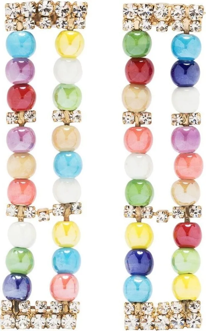 Bead-Embellished Earrings