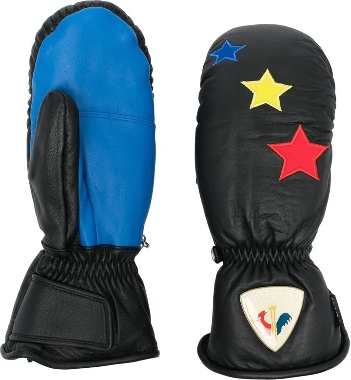 Logo-Patch Detail Gloves