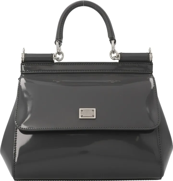 Logo Leather Handbag