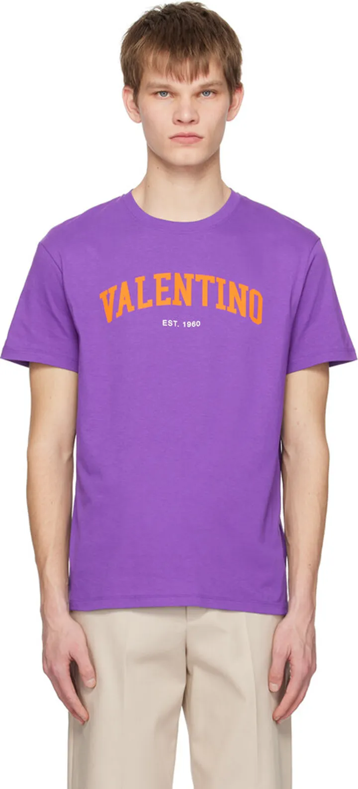 Valentino Purple Print T-Shirt