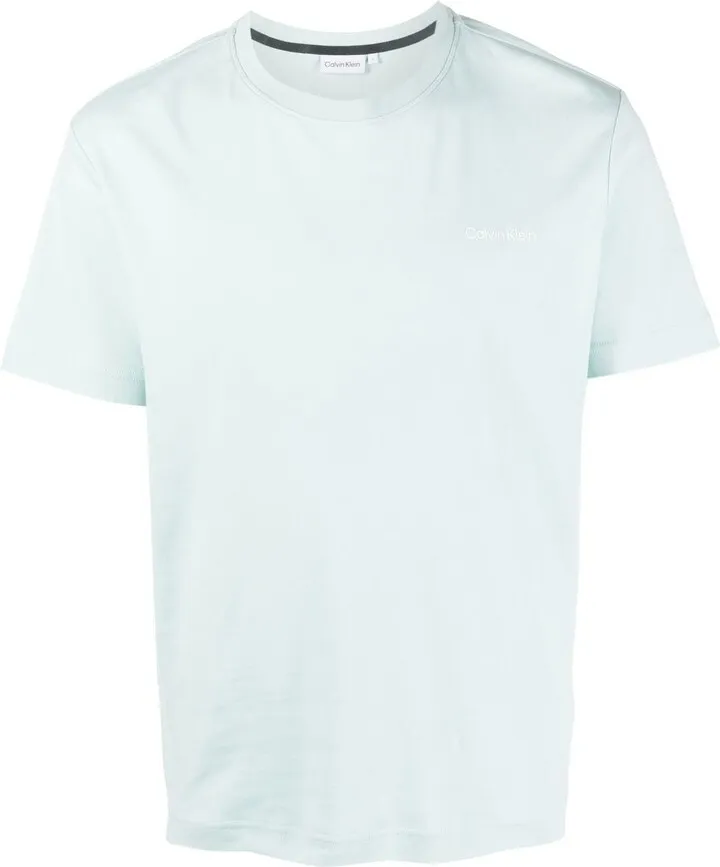 embroidered-logo T-shirt