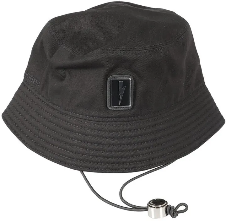 Neil Barrett Logo-Badge Detail Bucket Hat
