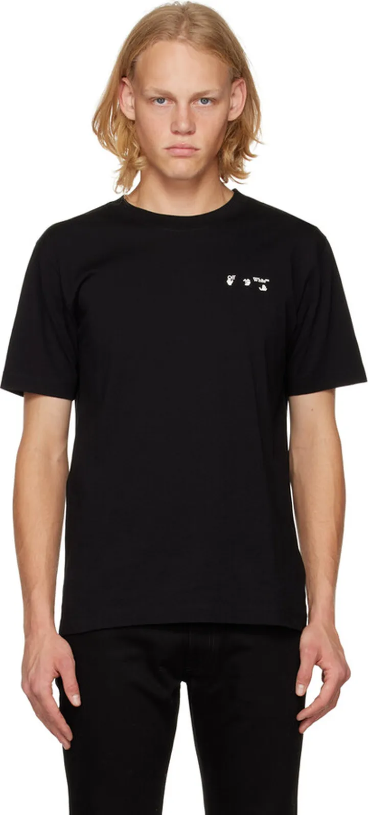 Off-White Black Crewneck T-Shirt