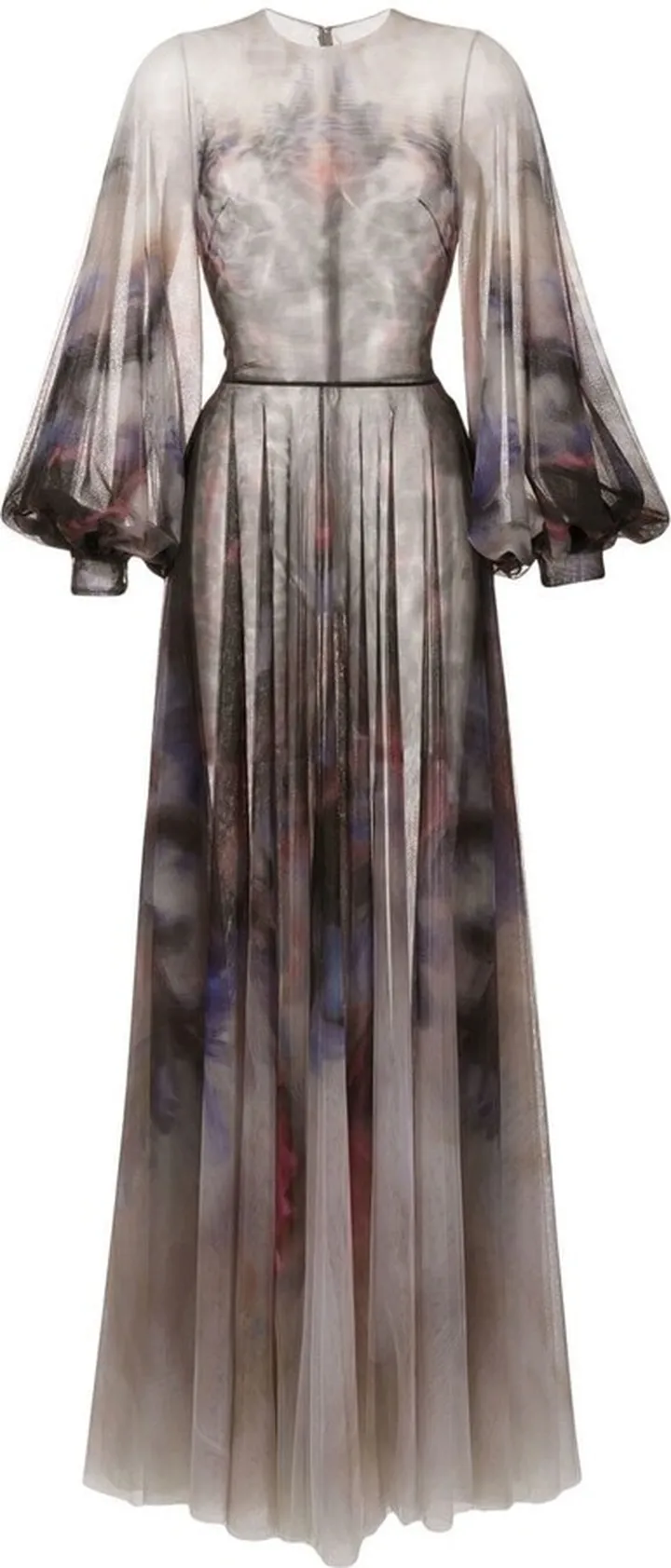 Printed Evening Gown