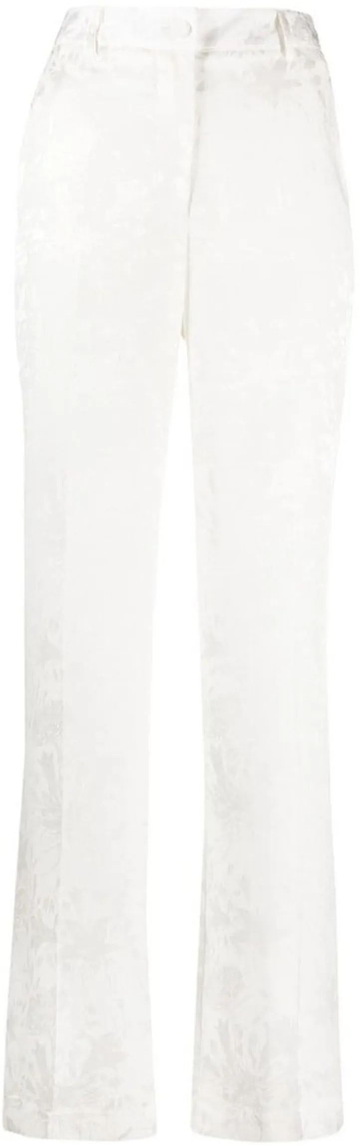 The Lover jacquard straight-leg trousers