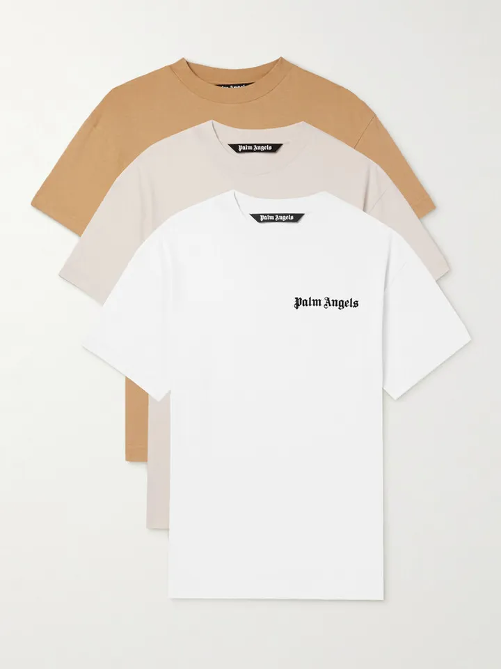Three-Pack Logo-Print Cotton-Jersey T-Shirt