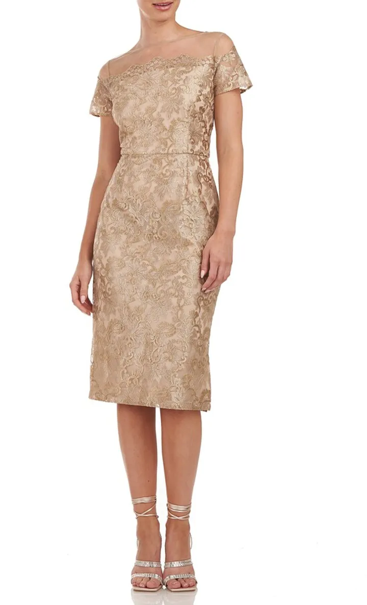 Taylor Floral Lace Midi Dress