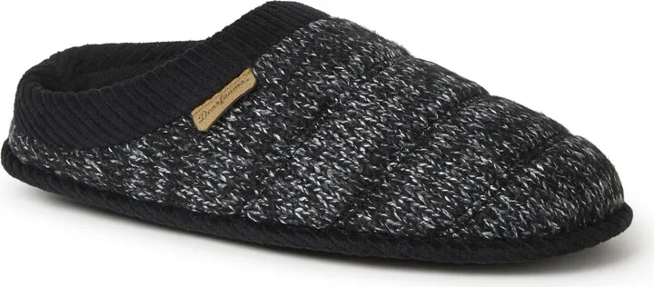 Men's Asher Quilted Marled Knit Clog Slippers Men's Shoes