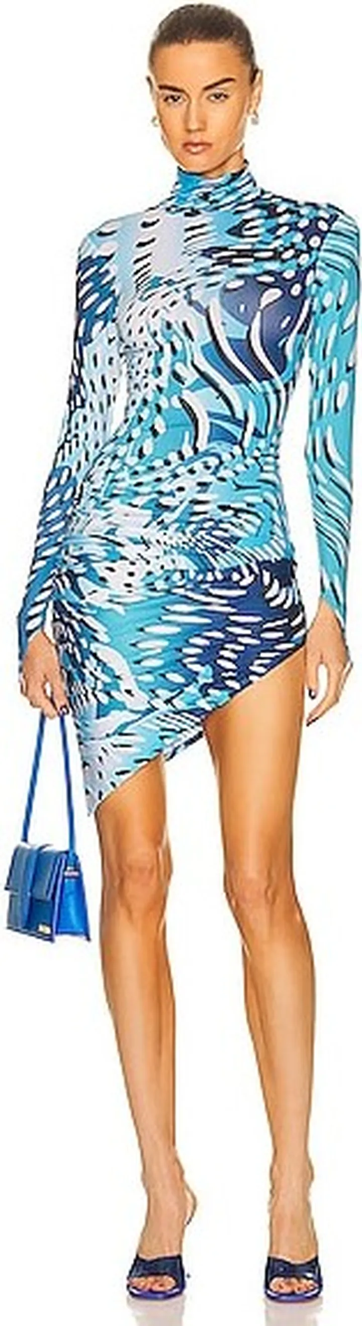 Maisie Wilen Orbit City Dress in Blue