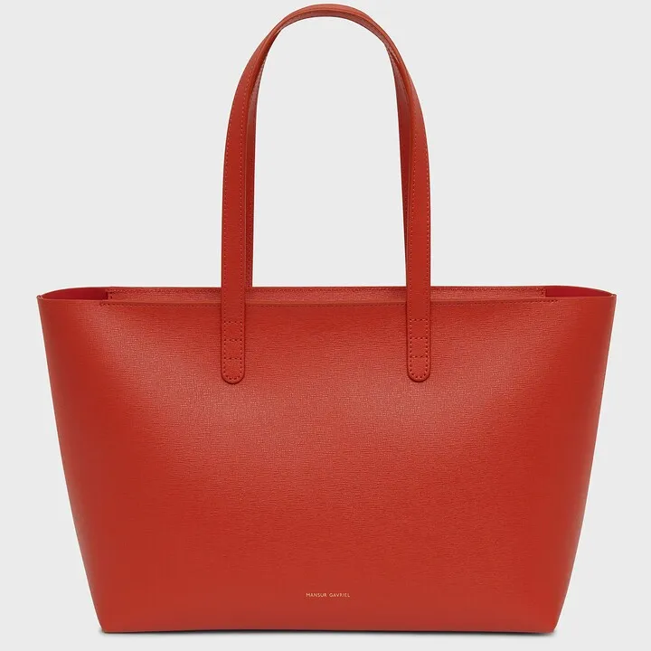Small Zip Tote - Papaya