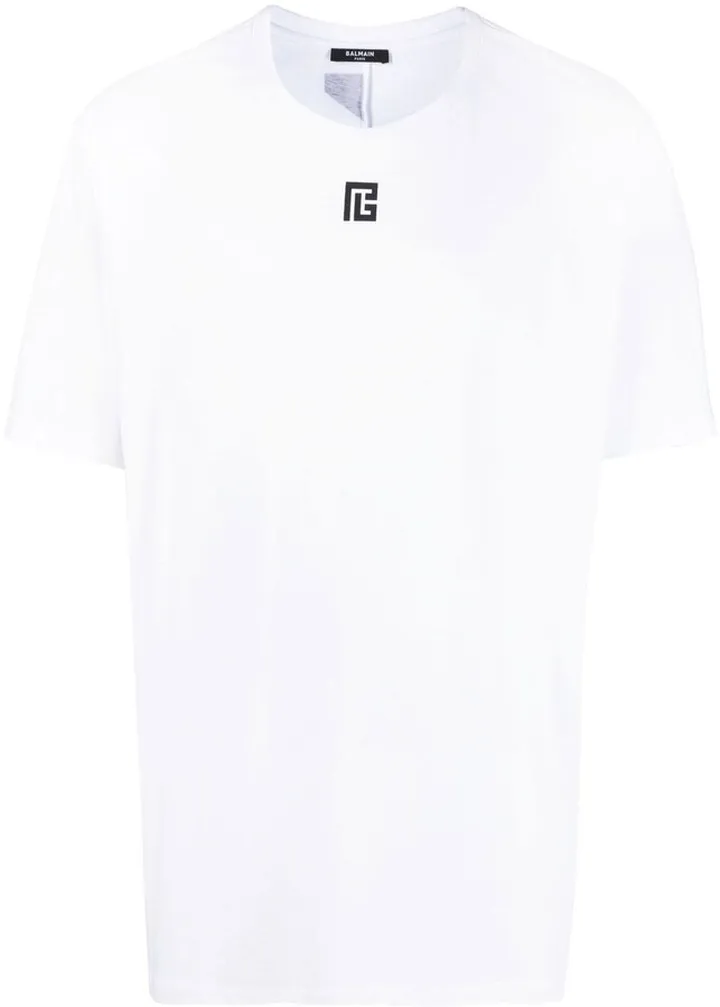 logo-print detail T-shirt