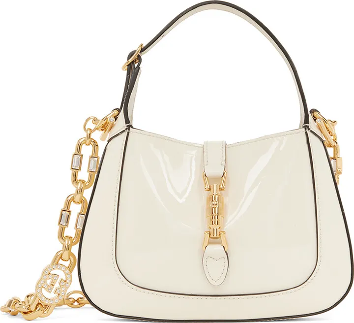 Gucci SSENSE Exclusive Off-White Mini Jackie 1961 Shoulder Bag