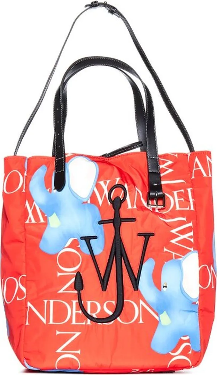 JW Anderson All-Over Logo Printed Tote Bag