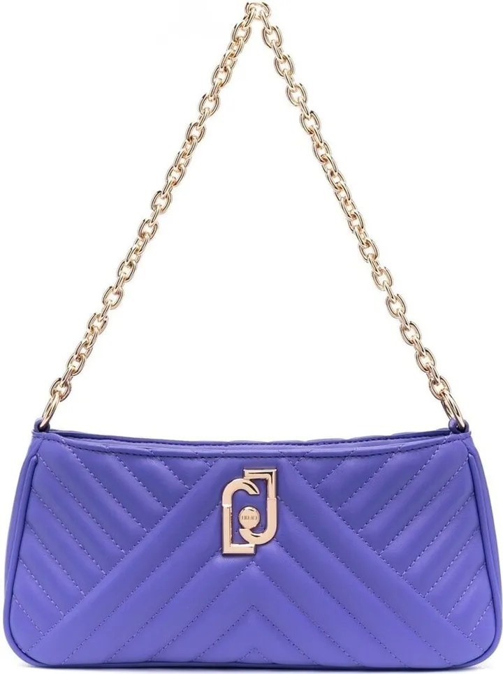 Small Quilted Faux-Leather Tote