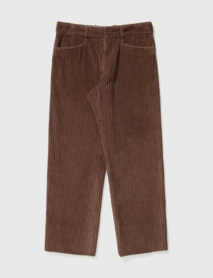 Corduroy Cropped Trousers