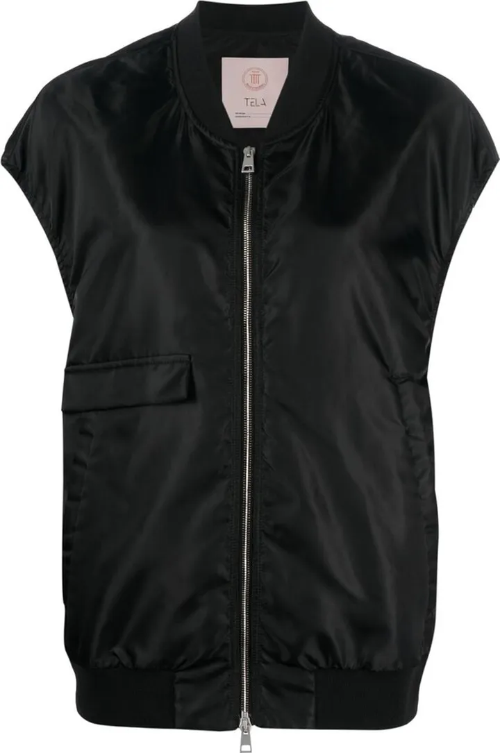 Zip-Up Bomber Gilet