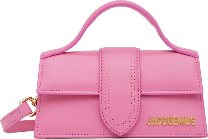 Jacquemus Pink Le Papier ‘Le Bambino’ Clutch