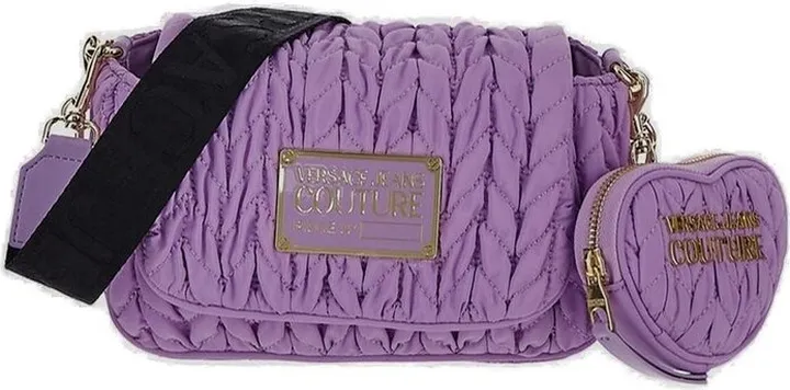 Versace Jeans Couture Matelassé Chain-Linked Shoulder Bag