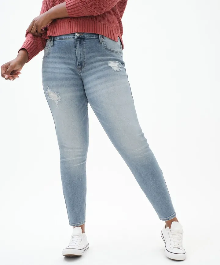 Aeropostale Womens Premium Seriously Stretchy Low-Rise Jegging