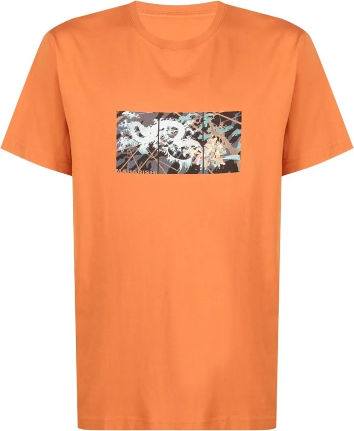 graphic-print organic cotton T-shirt