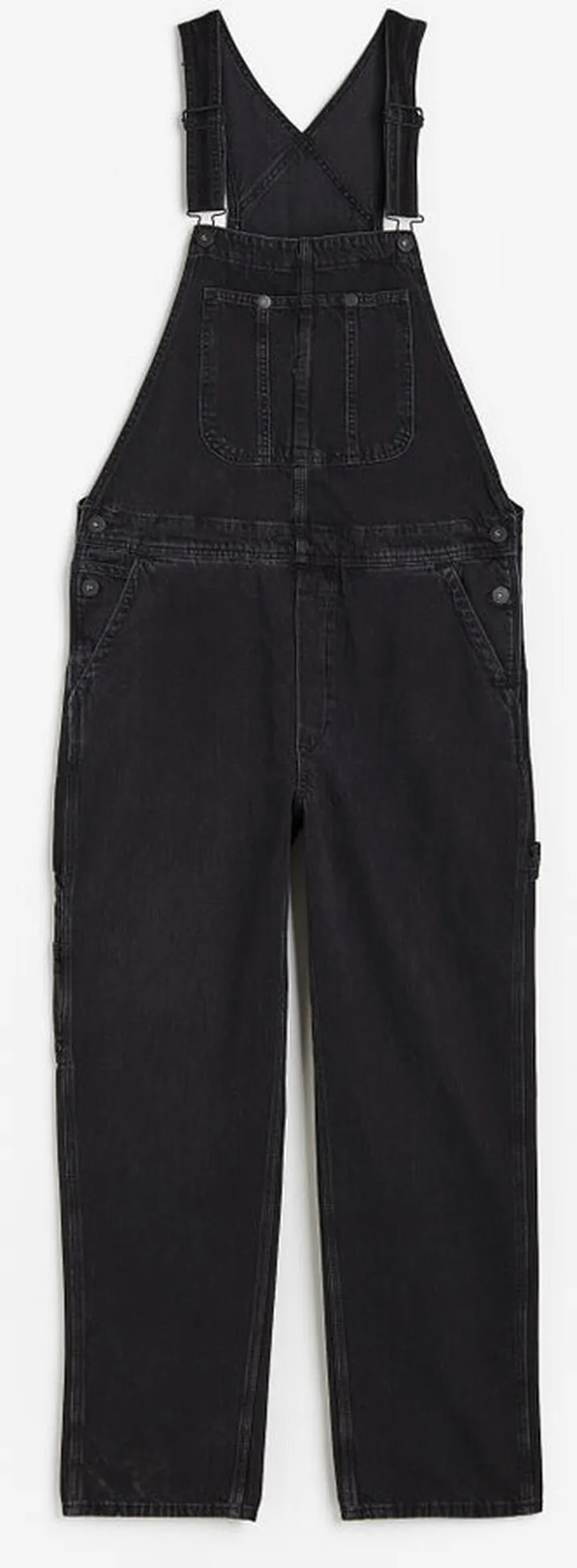 Relaxed Fit Denim Overalls
