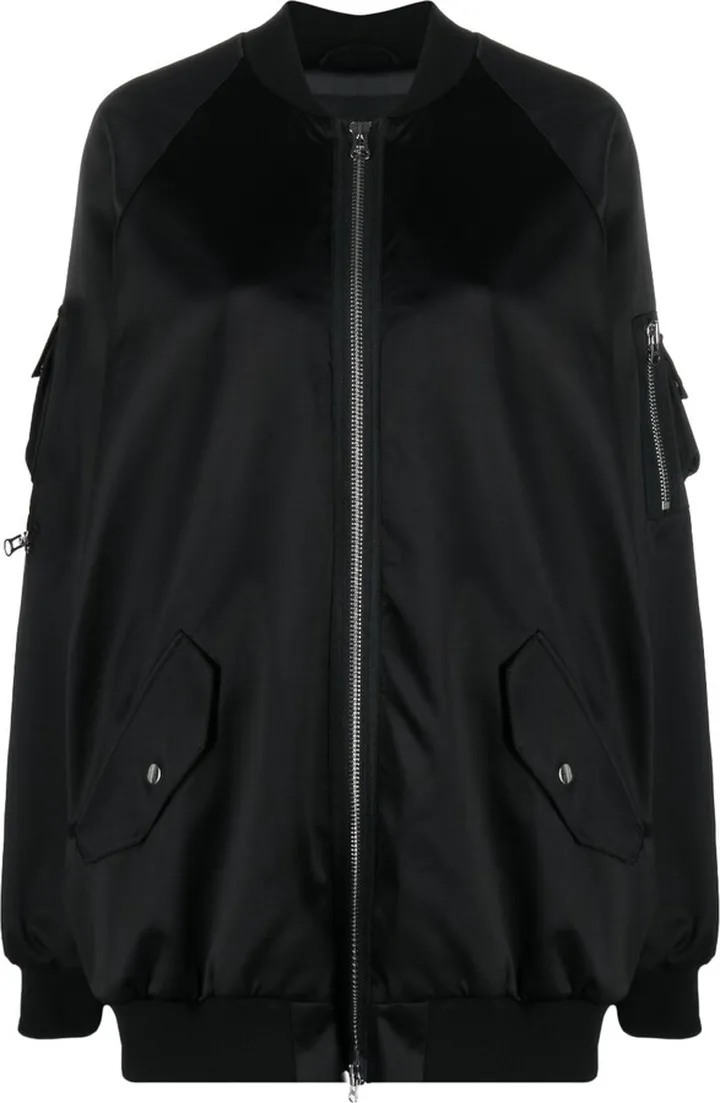 Satin Bomber Jacket