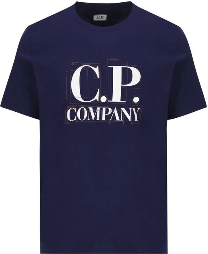 C.P. Company Logo Printed Crewneck T-Shirt