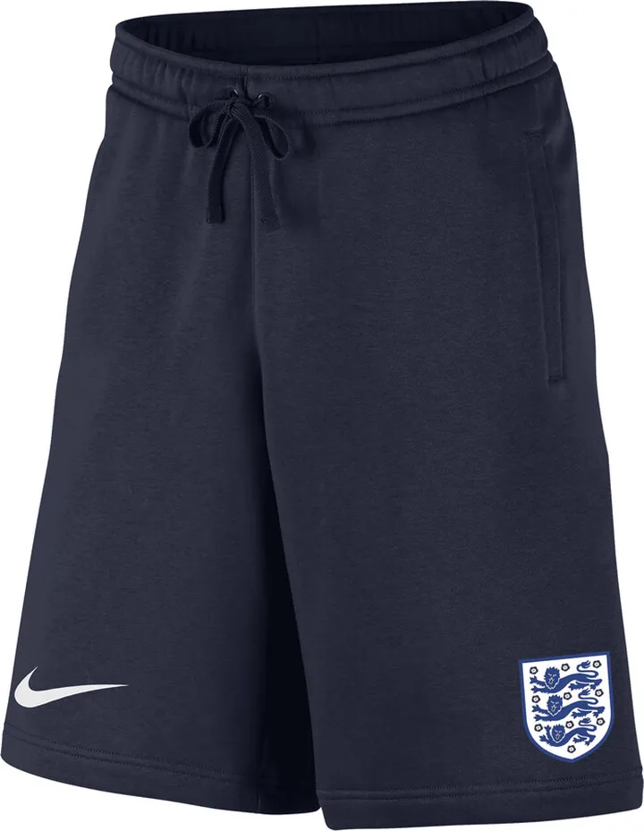 Nike Men's England Club Fleece Shorts in Blue