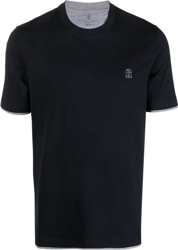 embroidered-logo cotton T-shirt