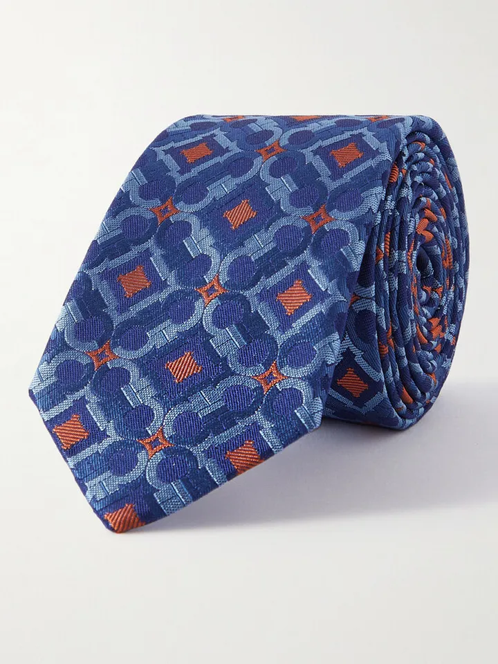 6cm Silk-Jacquard Tie
