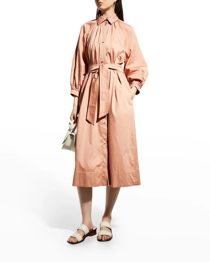 Lega Belted Midi Shirtdress