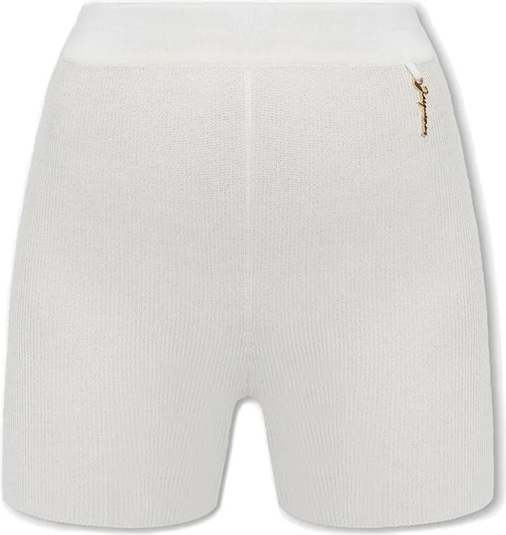 Jacquemus Charm Logo Knit Shorts
