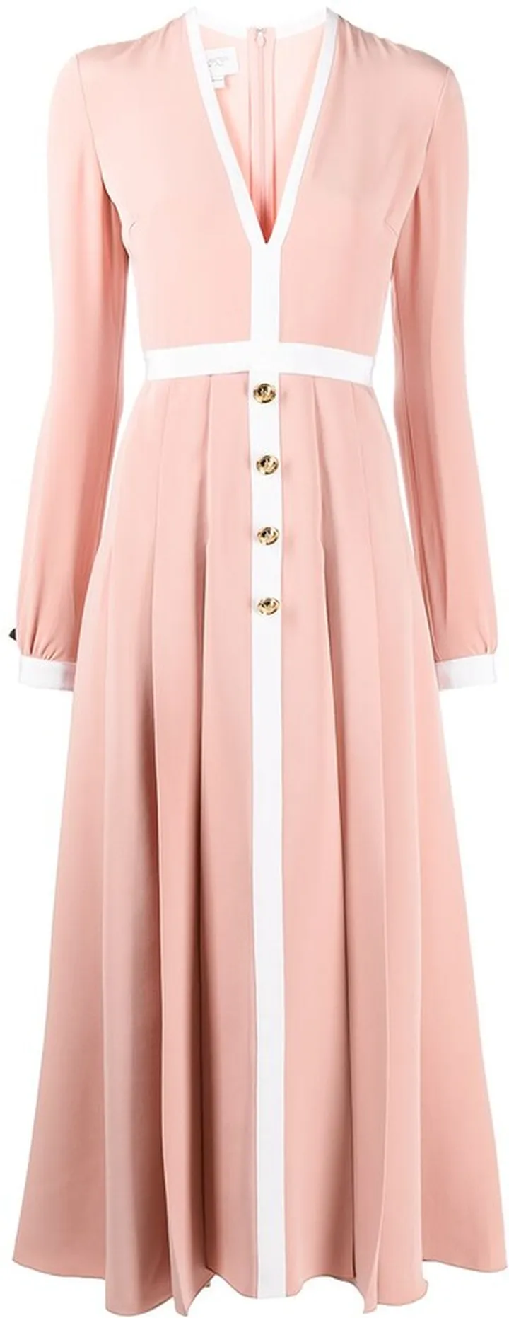 Empire Line Silk Maxi Dress