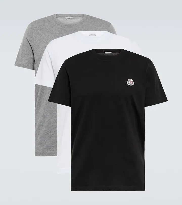 Set of 3 cotton T-shirts
