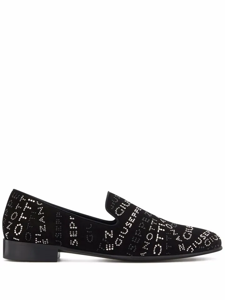 G-Glam leather loafers