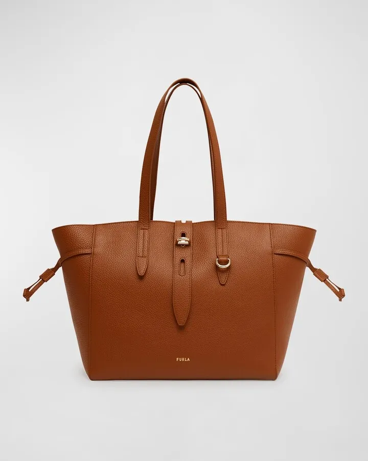 Net Medium Leather Tote Bag